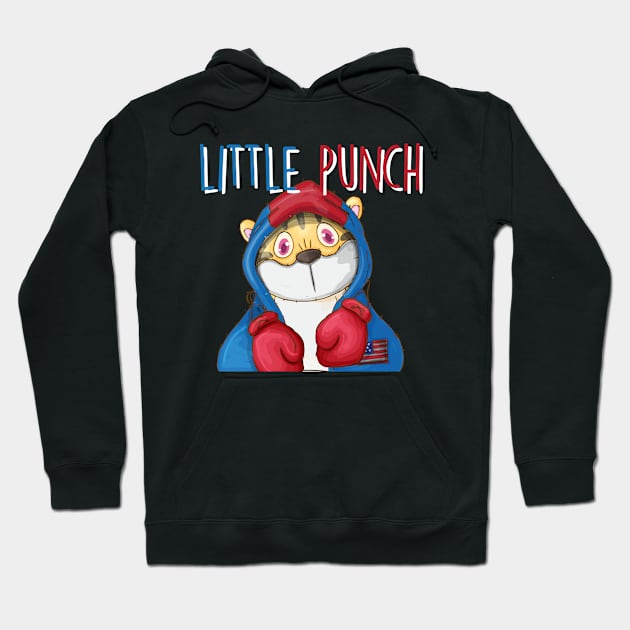 Tiger Little Punch Hoodie by Mako Design 